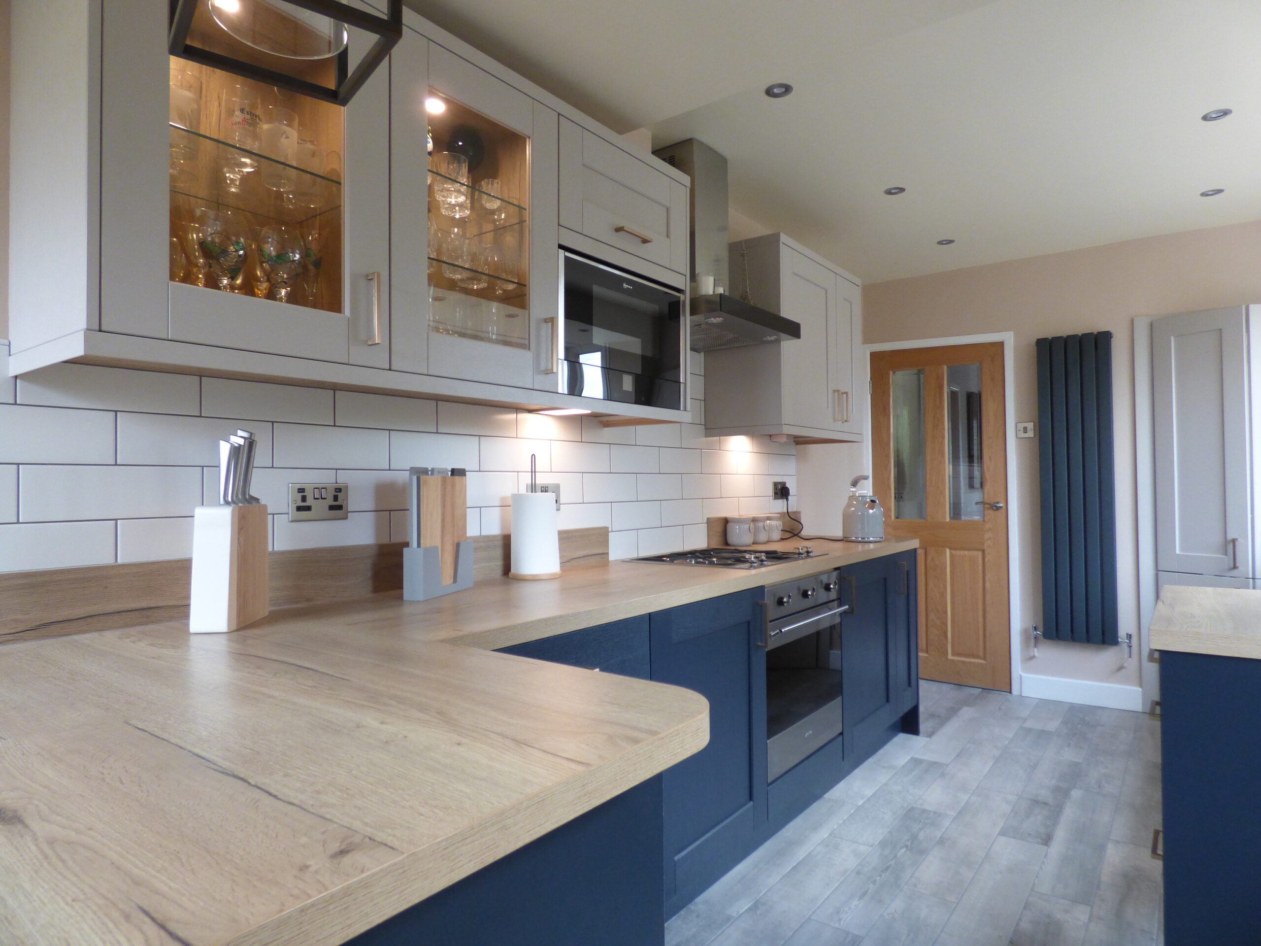 Classic Two Tone Shaker Detailed Kitchen - Kitchen Flair