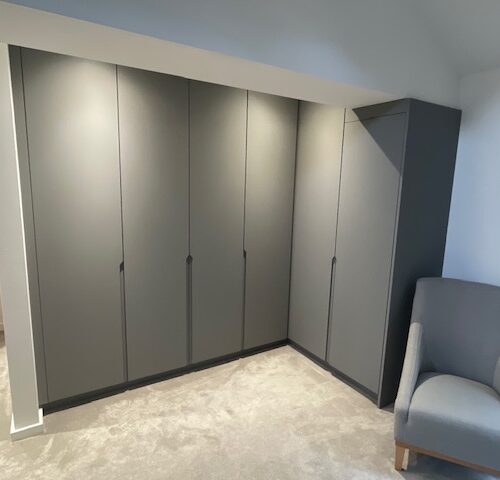 Roscoe - Dust Grey Modern Bedroom Robes